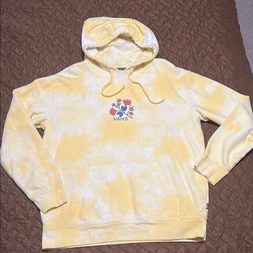 Vans Yellow Tie-Dye Hoodie